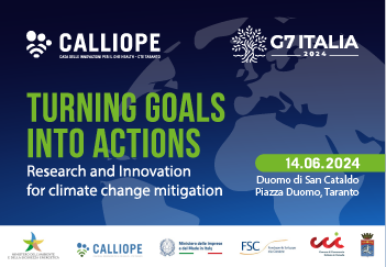TURNING GOALS INTO ACTIONS - Research and Innovation for climate change mitigation