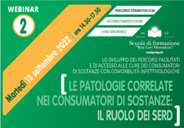 LE PATOLOGIE CORRELATE NEI CONSUMATORI DI SOSTANZE: IL RUOLO DEI SERD