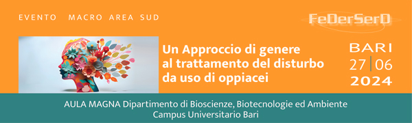 UN APPROCCIO DI GENERE AL TRATTAMENTO DEL DISTURBO DA USO DI OPPIACEI