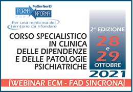 Corso specialistico in clinica delle dipendenze e delle patologie psichiatriche