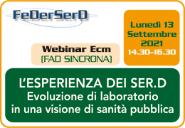 L'ESPERIENZA DEI SERD. Evoluzione di laboratorio in una visionedi sanità pubblica